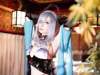 [Cosplay][my suite] Atsuki あつき - Shenhe & Ganyu (Genshin Impact)