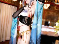 [Cosplay][my suite] Atsuki あつき - Shenhe & Ganyu (Genshin Impact)
