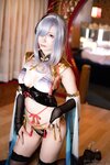 [Cosplay][my suite] Atsuki あつき - Shenhe & Ganyu (Genshin Impact)