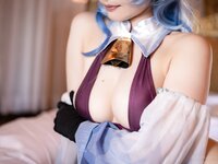 [Cosplay][my suite] Atsuki あつき - Shenhe & Ganyu (Genshin Impact)