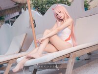 [Cosplay] Yaokoututu 咬一口兔娘ovo - National Team 02 Swimsuit 国家队02泳装