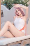 [Cosplay] Yaokoututu 咬一口兔娘ovo - National Team 02 Swimsuit 国家队02泳装