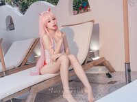 [Cosplay] Yaokoututu 咬一口兔娘ovo - National Team 02 Swimsuit 国家队02泳装