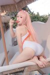 [Cosplay] Yaokoututu 咬一口兔娘ovo - National Team 02 Swimsuit 国家队02泳装