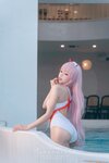 [Cosplay] Yaokoututu 咬一口兔娘ovo - National Team 02 Swimsuit 国家队02泳装