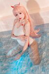 [Cosplay] Yaokoututu 咬一口兔娘ovo - National Team 02 Swimsuit 国家队02泳装