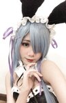 [Cosplay] PoppaChan Rem Bunny Re Zero