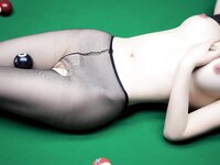 [Cosplay] Tao Nuan Jiang 桃暖酱 - Billiards Girl 台球女郎
