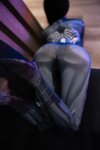 Hot 谢小蒽蜘蛛侠写真