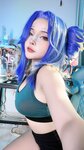 [Cosplay] Sayo Momo Neon Valorant Body Oil