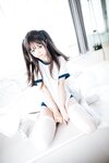 [Cosplay] 神沢永莉 半双马尾体操服大腿袜
