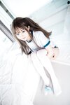 [Cosplay] 神沢永莉 半双马尾体操服大腿袜