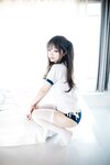 [Cosplay] 神沢永莉 半双马尾体操服大腿袜