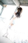 [Cosplay] 神沢永莉 半双马尾体操服大腿袜