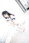 [Cosplay] 神沢永莉 半双马尾体操服大腿袜