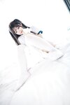 [Cosplay] 神沢永莉 半双马尾体操服大腿袜