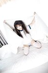 [Cosplay] 神沢永莉 半双马尾体操服大腿袜