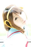 [Cosplay] Rin Higurashi 日暮りん - Name card (Haruhi) なまえがき（ハルヒ）