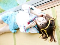 [Cosplay] Rin Higurashi 日暮りん - Name card (Haruhi) なまえがき（ハルヒ）