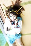 [Cosplay] Rin Higurashi 日暮りん - Name card (Haruhi) なまえがき（ハルヒ）