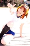 [Cosplay] Rin Higurashi 日暮りん - Name card (Haruhi) なまえがき（ハルヒ）