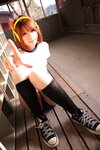 [Cosplay] Rin Higurashi 日暮りん - Name card (Haruhi) なまえがき（ハルヒ）