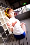 [Cosplay] Rin Higurashi 日暮りん - Name card (Haruhi) なまえがき（ハルヒ）