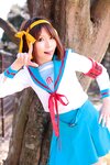 [Cosplay] Rin Higurashi 日暮りん - Name card (Haruhi) なまえがき（ハルヒ）