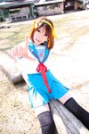 [Cosplay] Rin Higurashi 日暮りん - Name card (Haruhi) なまえがき（ハルヒ）