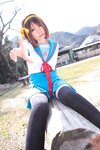 [Cosplay] Rin Higurashi 日暮りん - Name card (Haruhi) なまえがき（ハルヒ）