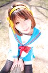[Cosplay] Rin Higurashi 日暮りん - Name card (Haruhi) なまえがき（ハルヒ）