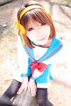 [Cosplay] Rin Higurashi 日暮りん - Name card (Haruhi) なまえがき（ハルヒ）