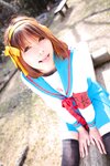 [Cosplay] Rin Higurashi 日暮りん - Name card (Haruhi) なまえがき（ハルヒ）