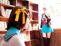 [Cosplay] Rin Higurashi 日暮りん - Name card (Haruhi) なまえがき（ハルヒ）