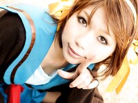 [Cosplay] Rin Higurashi 日暮りん - Name card (Haruhi) なまえがき（ハルヒ）