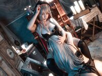 [Cosplay] Chun Momo 蠢沫沫 & Yixiao 一笑芳香沁 - Vampire Twins 双人吸血鬼