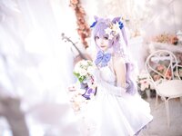[Cosplay] Aiwest 艾西 - Tokiharu Bride 刻晴花嫁
