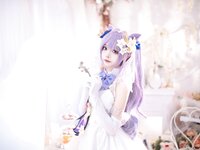 [Cosplay] Aiwest 艾西 - Tokiharu Bride 刻晴花嫁