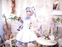 [Cosplay] Aiwest 艾西 - Tokiharu Bride 刻晴花嫁