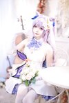 [Cosplay] Aiwest 艾西 - Tokiharu Bride 刻晴花嫁