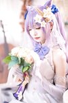 [Cosplay] Aiwest 艾西 - Tokiharu Bride 刻晴花嫁