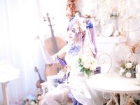 [Cosplay] Aiwest 艾西 - Tokiharu Bride 刻晴花嫁