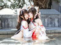 [Cosplay] Chun Momo 蠢沫沫 & 一笑芳香沁 - Double Fox 双人狐