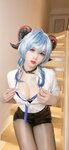 [Cosplay] miko酱ww 原神 甘雨OL