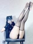 [Cosplay] 桃沢樱呀 猫眼小皮衣