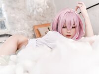 [Cosplay] PoppaChan Riamu Yumemi Implied nood