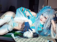 [Cosplay] Aiwest 艾西 - PA15 Floren leaps into the snow and meets the spring PA15芙洛伦 跃雪逢春