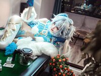 [Cosplay] Aiwest 艾西 - PA15 Floren leaps into the snow and meets the spring PA15芙洛伦 跃雪逢春