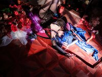 [Cosplay] Ajiki 安食 - Thunder General Succubus 雷电将军魅魔