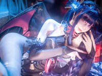 [Cosplay] Ajiki 安食 - Thunder General Succubus 雷电将军魅魔